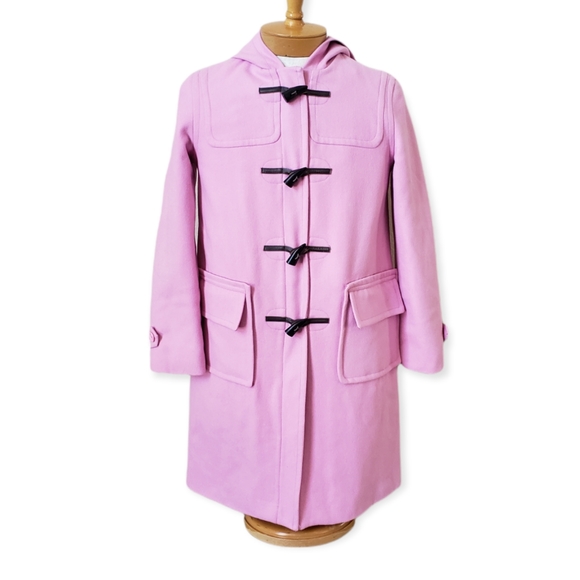 Isaac Mizrahi Jackets & Blazers - ISAAC MIZRAHI S HOODED DUFFEL COAT WOOL PINK WOMEN